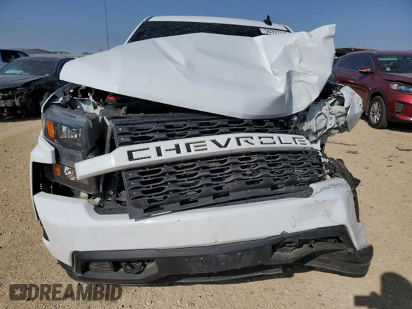 2022 Chevrolet Silverado 1500 Custom with VIN 3GCPWBEK7NG131092, listed as a Copart auction lot 50351115 with 58,409 mi miles and Salvage Title. Bid and sale history available at DreamBid. Image 5.