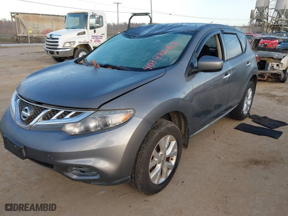 2014 Nissan Murano S with VIN JN8AZ1MW7EW513480, listed as a IAAI auction lot 40748262 with 93,230 mi miles. Bid and sale history available at carsss.com. Image 17.