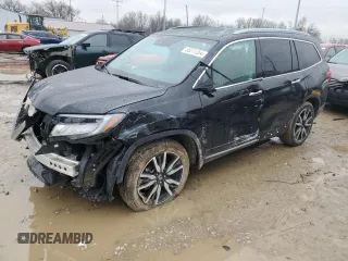 2021 Honda Pilot Elite with VIN 5FNYF6H02MB036207, listed as a Copart auction lot 85271354 with 63,295 mi miles and Salvage Title. Bid and sale history available at DreamBid. Image 1.