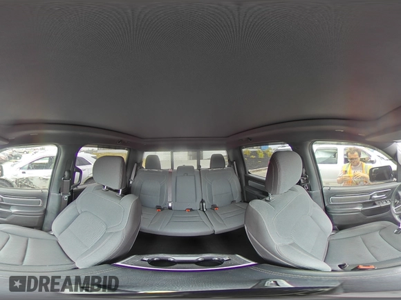 2022 Ram 1500 Big Horn with VIN 1C6SRFFT3NN318490, listed as a Copart auction lot 59371225 with 35,339 mi miles and Salvage title. Bid and sale history available at DreamBid. Image 14.