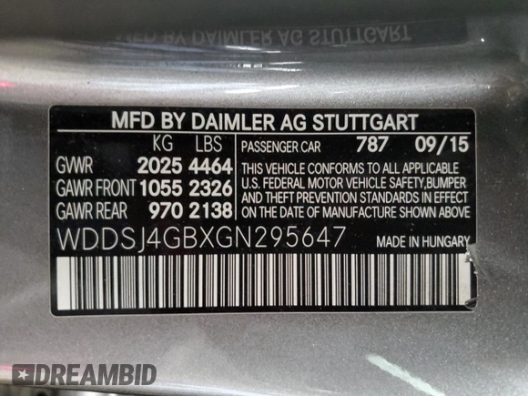 2016 Mercedes-Benz CLA 250 z VIN WDDSJ4GBXGN295647, wystawiony jako Copart lot #60857405 z przebiegiem 132 314 mil mil oraz Czysty tytuł • Clean title. Historia ofert i sprzedaży dostępna na DreamBid. Obrazek 12.
