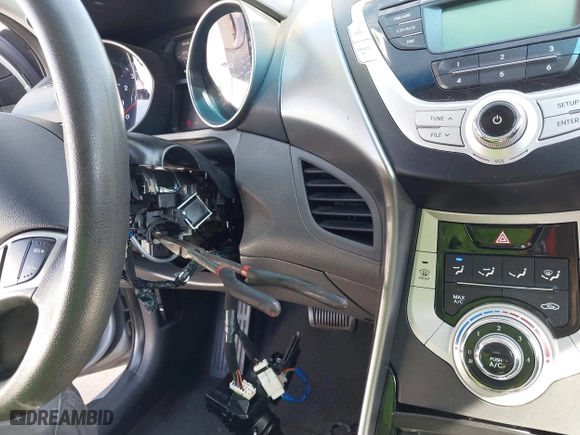 2012 Hyundai Elantra GLS with VIN 5NPDH4AE3CH137842, listed as a IAAI auction lot 42077110 with 157,645 mi miles. Bid and sale history available at carsss.com. Image 6.
