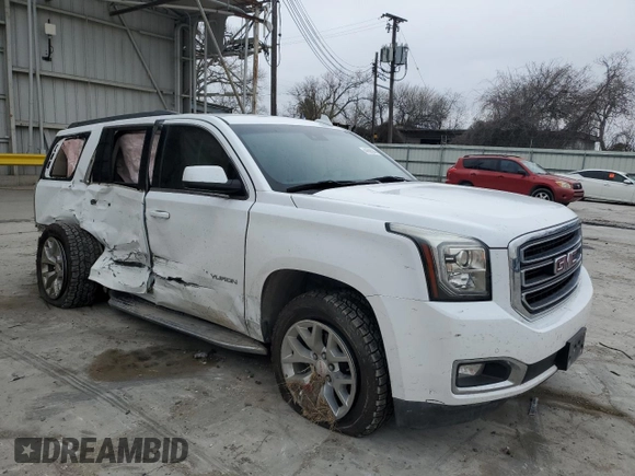 2019 GMC Yukon SLE with VIN 1GKS2AKC5KR386739, listed as a Copart auction lot 44595045 with 80,893 mi miles and Salvage Title. Bid and sale history available at carsss.com. Image 4.