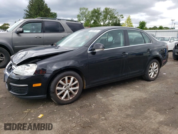 2010 Volkswagen Jetta SE with VIN 3VWRZ7AJ1AM059325, listed as a Copart auction lot 57606155 with 141,216 mi miles and Salvage title. Bid and sale history available at DreamBid. Image 1.