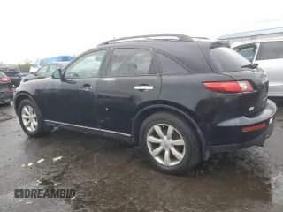 2005 Infiniti FX z VIN JNRAS08W05X217666, wystawiony jako Copart lot #37808544 z przebiegiem 172 472 mil mil oraz Szkoda całkowita • Salvage title. Historia ofert i sprzedaży dostępna na DreamBid. Obrazek 2.