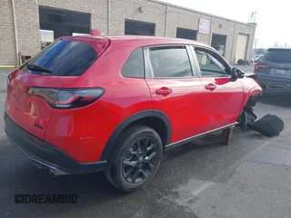 2024 Honda HR-V Sport with VIN 3CZRZ1H58RM706561, listed as a IAAI auction lot 41036348 with 26,257 mi miles. Bid and sale history available at carsss.com. Image 4.