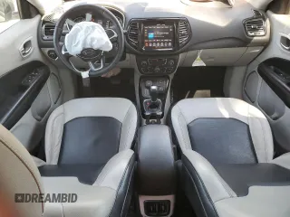 2020 Jeep Compass Limited with VIN 3C4NJDCBXLT155752, listed as a Copart auction lot 55040775 with 135,605 mi miles and Salvage title. Bid and sale history available at DreamBid. Image 8.