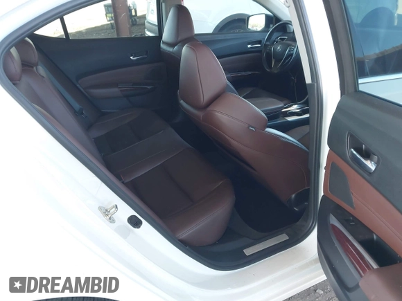 2017 Acura TLX V6 w/Technology Pkg with VIN 19UUB2F58HA003553, listed as a IAAI auction lot 41831368 with 116,065 mi miles and . Bid and sale history available at DreamBid. Image 8.