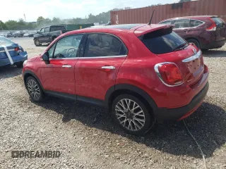 2017 FIAT 500X Lounge with VIN ZFBCFXDB4HP591388, listed as a Copart auction lot 59065624 with 135,494 mi miles and Salvage title. Bid and sale history available at DreamBid. Image 2.