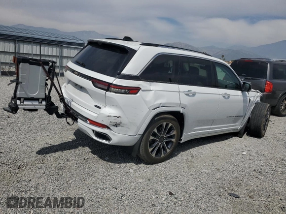 2023 Jeep Grand Cherokee Overland with VIN 1C4RJHDG9PC517056, listed as a Copart auction lot 54929955 with 18,418 mi miles and Salvage title. Bid and sale history available at DreamBid. Image 3.