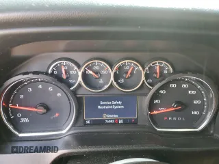 2021 Chevrolet Silverado 1500 LT Trail Boss with VIN 1GCPYFEL6MZ388043, listed as a Copart auction lot 48032035 with 76,082 mi miles and Salvage Title. Bid and sale history available at DreamBid. Image 9.