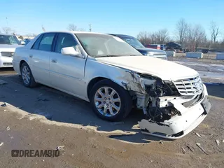 2008 Cadillac DTS w/1SD with VIN 1G6KD57YX8U146211, listed as a IAAI auction lot 41416406 with 141,362 mi miles. Bid and sale history available at carsss.com. Image 1.