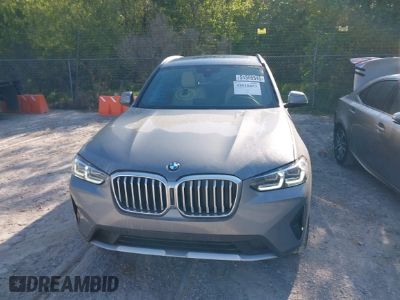 2023 BMW X3 sDrive30i z VIN 5UX43DP00P9S59680, wystawiony jako IAAI lot #42018453 z przebiegiem Nie podano mil oraz . Historia ofert i sprzedaży dostępna na DreamBid. Obrazek 12.