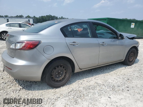 2013 Mazda 3 i SV with VIN JM1BL1TF0D1767921, listed as a Copart auction lot 59432455 with 265,578 mi miles and Salvage title. Bid and sale history available at DreamBid. Image 3.