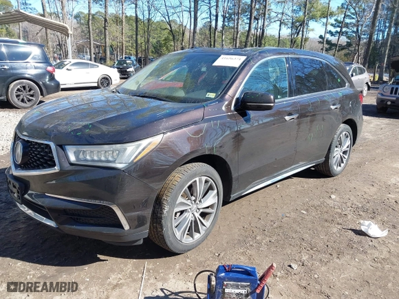 2017 Acura MDX w/Technology Pkg with VIN 5FRYD4H51HB006562, listed as a IAAI auction lot 41656371 with 64,142 mi miles. Bid and sale history available at carsss.com. Image 17.