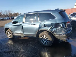 2022 Honda Pilot EX-L with VIN 5FNYF6H5XNB037831, listed as a Copart auction lot 46677205 with 19,285 mi miles and Salvage Title. Bid and sale history available at carsss.com. Image 2.