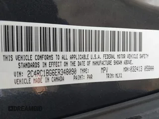 2014 Chrysler Town & Country Touring with VIN 2C4RC1BG6ER348090, listed as a IAAI auction lot 41687678 with 140,192 mi miles. Bid and sale history available at carsss.com. Image 9.