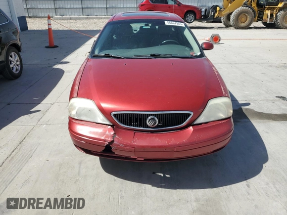 2000 Mercury Sable with VIN 1MEFM53U0YG640107, listed as a Copart auction lot 56667855 with 146,403 mi miles and Salvage title. Bid and sale history available at DreamBid. Image 5.