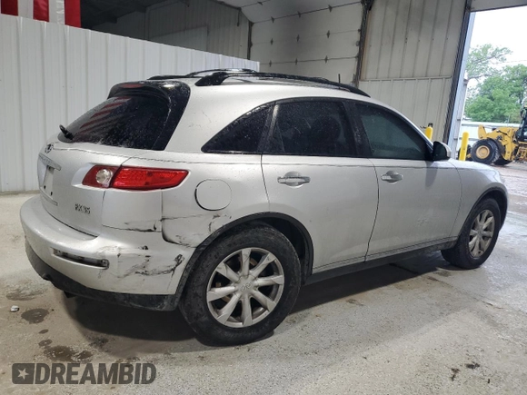 2006 Infiniti FX with VIN JNRAS08U76X101736, listed as a Copart auction lot 51005565 with 129,556 mi miles and Salvage Title. Bid and sale history available at DreamBid. Image 3.