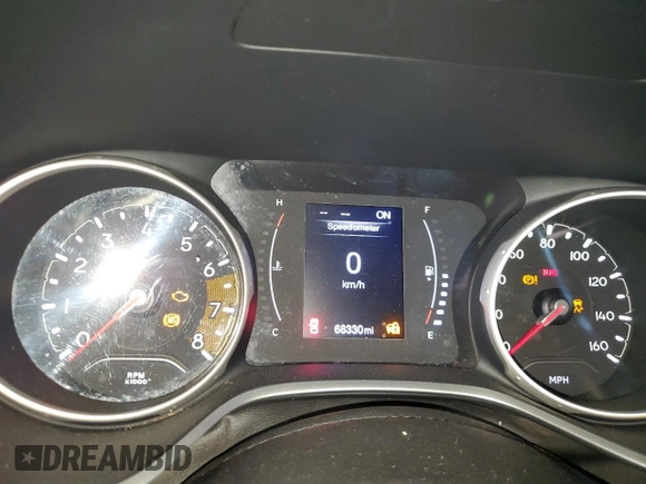 2020 Jeep Compass Latitude with VIN 3C4NJCBB2LT129318, listed as a Copart auction lot 51974825 with 68,330 mi miles and Salvage title. Bid and sale history available at DreamBid. Image 9.