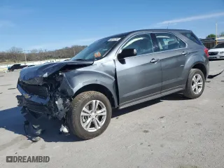 2010 Chevrolet Equinox LS with VIN 2CNALBEW9A6405685, listed as a Copart auction lot 50514785 with 37,655 mi miles and Salvage Title. Bid and sale history available at carsss.com. Image 1.