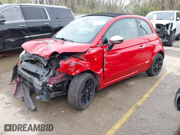 2013 FIAT 500 Lounge with VIN 3C3CFFER8DT677980, listed as a IAAI auction lot 41914691 with 95,830 mi miles and . Bid and sale history available at DreamBid. Image 16.