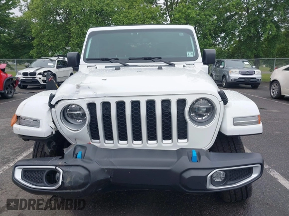 2022 Jeep Wrangler Unlimited Sahara with VIN 1C4JJXP69NW229124, listed as a IAAI auction lot 42525560 with 45,857 mi miles and . Bid and sale history available at DreamBid. Image 12.