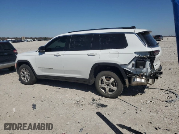 2021 Jeep Grand Cherokee Limited с VIN 1C4RJKBG9M8134460, выставлен на аукционе Copart как лот 52905975 с пробегом 33 032 миль миль и Чистый • Clean title. История ставок и продаж доступна на DreamBid. Изображение 2.