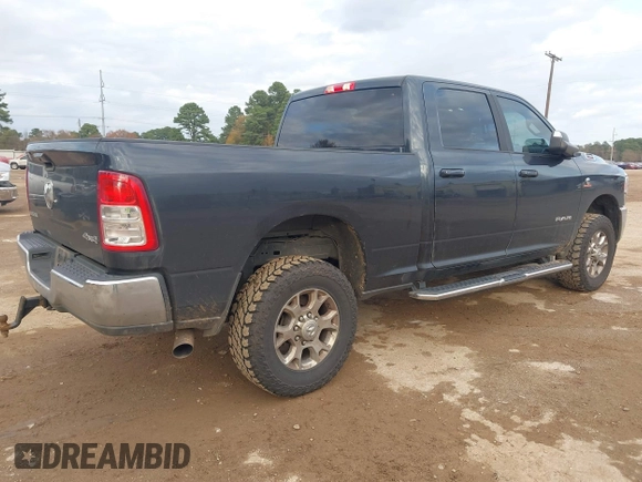 2022 Ram 2500 Big Horn with VIN 3C6UR5DL0NG271157, listed as a IAAI auction lot 41097000 with 94,591 mi miles. Bid and sale history available at carsss.com. Image 4.