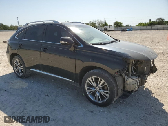 2013 Lexus RX 350 with VIN 2T2ZK1BA1DC130504, listed as a Copart auction lot 49137935 with 203,648 mi miles and Salvage Title. Bid and sale history available at DreamBid. Image 4.