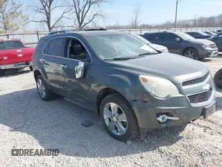 2012 Chevrolet Equinox LTZ with VIN 2GNFLGEK8C6294948, listed as a IAAI auction lot 41807161 with 165,092 mi miles. Bid and sale history available at carsss.com. Image 1.