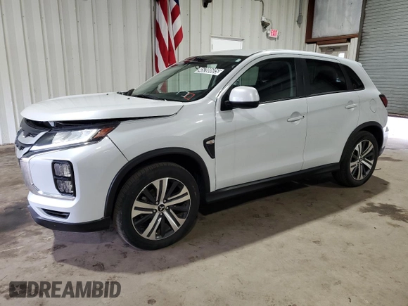 2022 Mitsubishi Outlander Sport ES with VIN JA4ARUAU5NU022461, listed as a Copart auction lot 45208605 with 16,564 mi miles and Clean Title. Bid and sale history available at carsss.com. Image 1.
