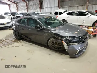 2021 Honda Civic Sedan EX with VIN 2HGFC1F38MH706774, listed as a Copart auction lot 54343375 with 65,469 mi miles and Salvage Title. Bid and sale history available at carsss.com. Image 4.