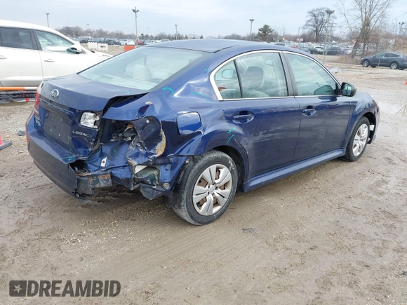 2011 Subaru Legacy 2.5i z VIN 4S3BMCA65B3257139, wystawiony jako IAAI lot #41475215 z przebiegiem 228 739 mil mil oraz . Historia ofert i sprzedaży dostępna na DreamBid. Obrazek 4.