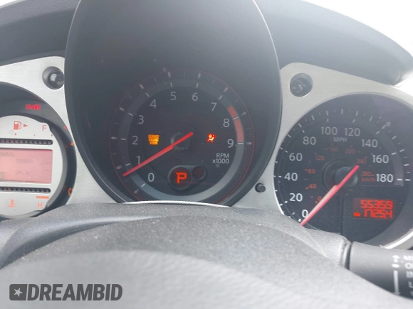 2012 Nissan 370Z z VIN JN1AZ4EH5CM564517, wystawiony jako IAAI lot #42385869 z przebiegiem 55 359 mil mil oraz . Historia ofert i sprzedaży dostępna na DreamBid. Obrazek 7.
