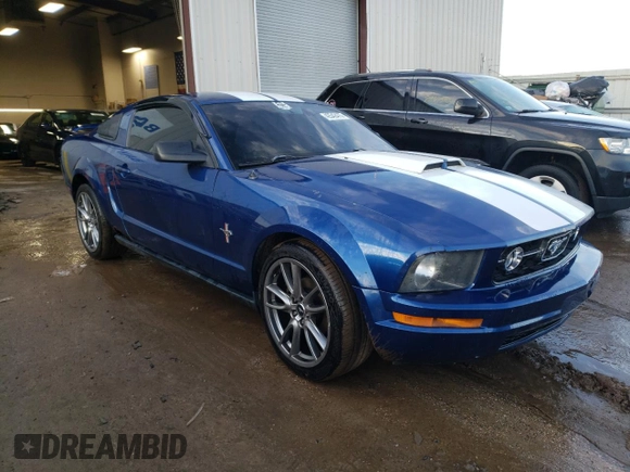 2006 Ford Mustang Standard with VIN 1ZVFT80N065228777, listed as a Copart auction lot 42542475 with 183,337 mi miles and Salvage Title. Bid and sale history available at carsss.com. Image 4.