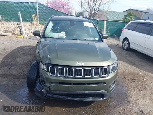 2017 Jeep Compass Latitude with VIN 3C4NJDBB4HT616730, listed as a IAAI auction lot 41916417 with 159,449 mi miles. Bid and sale history available at carsss.com. Image 12.