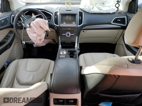 2019 Ford Edge Titanium with VIN 2FMPK4K96KBB80142, listed as a Copart auction lot 84847814 with 75,602 mi miles and Salvage title. Bid and sale history available at DreamBid. Image 8.