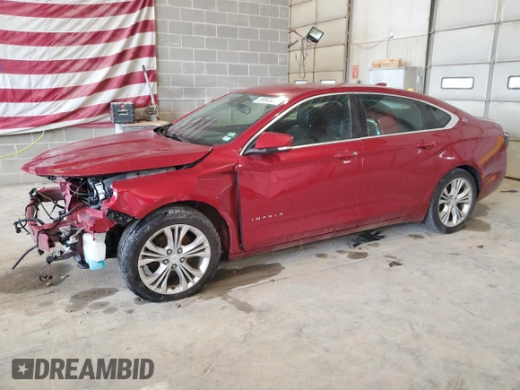 2015 Chevrolet Impala LT with VIN 2G1115SL9F9102216, listed as a Copart auction lot 59892025 with 125,426 mi miles and Clean title. Bid and sale history available at DreamBid. Image 1.