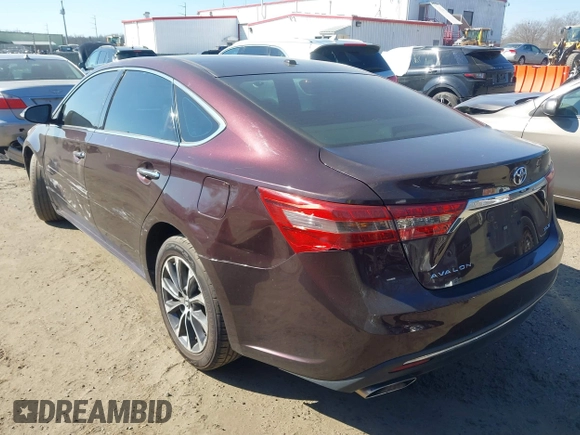 2016 Toyota Avalon Limited with VIN 4T1BK1EB4GU238144, listed as a IAAI auction lot 41553117 with 155,032 mi miles and . Bid and sale history available at DreamBid. Image 3.