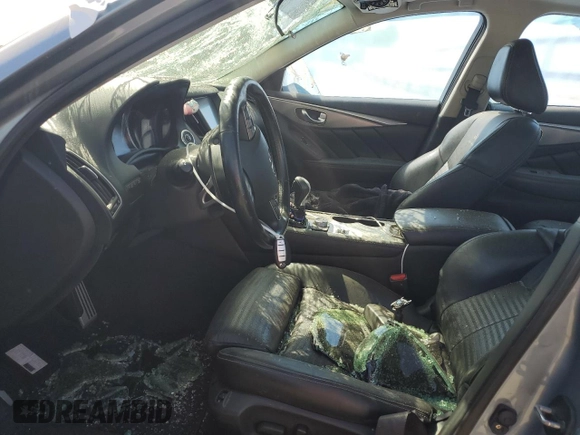 2014 Infiniti Q50 Premium with VIN JN1BV7AP0EM671637, listed as a Copart auction lot 47119015 with 141,459 mi miles and Salvage Title. Bid and sale history available at carsss.com. Image 7.