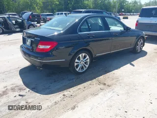 2013 Mercedes-Benz C 300 Sport with VIN WDDGF8ABXDR247478, listed as a IAAI auction lot 42570347 with 97,463 mi miles and . Bid and sale history available at DreamBid. Image 4.