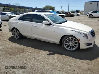 2014 Cadillac ATS Premium with VIN 1G6AF5SX5E0161898, listed as a Copart auction lot 68370014 with 131,129 mi miles and Salvage Title. Bid and sale history available at carsss.com. Image 4.
