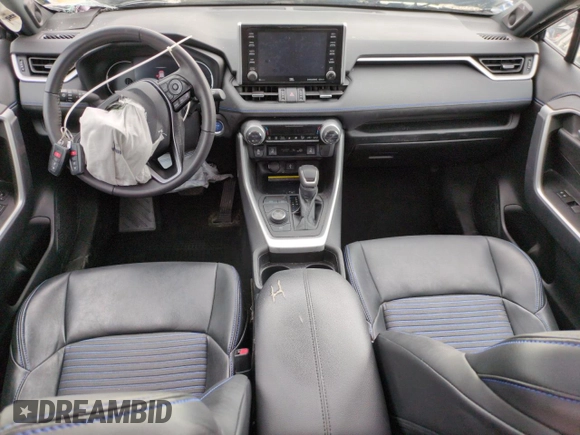 2021 Toyota RAV4 Hybrid XSE with VIN 4T3E6RFV1MU047714, listed as a Copart auction lot 53342535 with 91,868 mi miles and Salvage title. Bid and sale history available at DreamBid. Image 8.