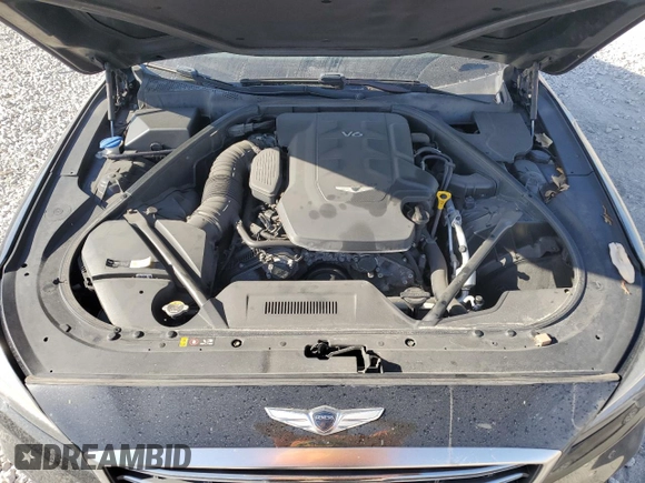 2018 Genesis G80 3.8L z VIN KMHGN4JE1JU226622, wystawiony jako Copart lot #54311945 z przebiegiem 52 742 mil mil oraz Szkody całkowita. Historia ofert i sprzedaży dostępna na DreamBid. Obrazek 11.
