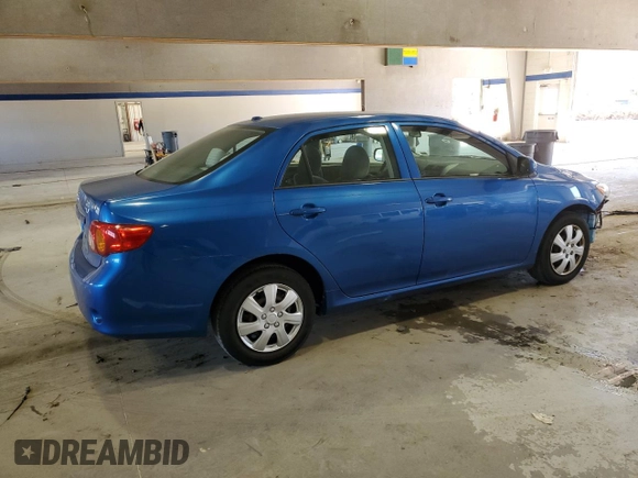 2009 Toyota Corolla with VIN 2T1BU40E49C142631, listed as a Copart auction lot 53734185 with 146,676 mi miles and Salvage Title. Bid and sale history available at carsss.com. Image 3.