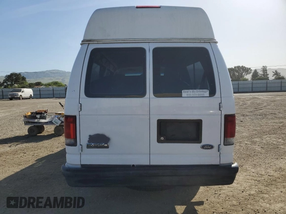 2008 Ford Econoline Cargo Commercial with VIN 1FTNS24W58DA22932, listed as a Copart auction lot 53193794 with Not Provided miles and Salvage Title. Bid and sale history available at DreamBid. Image 6.