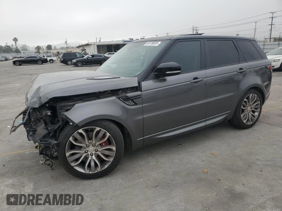 2014 Land Rover Range Rover Sport Autobiography with VIN SALWV2TF1EA377812, listed as a Copart auction lot 59728525 with 44,889 mi miles and Salvage title. Bid and sale history available at DreamBid. Image 1.