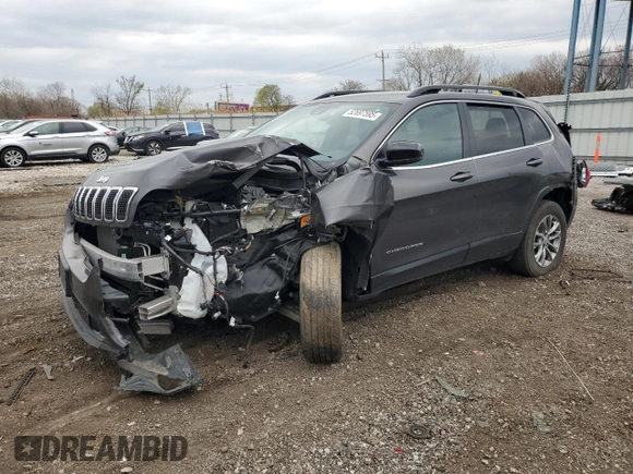 2022 Jeep Cherokee Latitude Lux with VIN 1C4PJMMX7ND500893, listed as a Copart auction lot 52697595 with 46,751 mi miles and Salvage title. Bid and sale history available at DreamBid. Image 1.