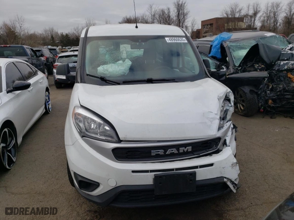 2022 Ram ProMaster City Cargo Van Tradesman with VIN ZFBHRFABXN6Y67344, listed as a Copart auction lot 48960635 with 25,520 mi miles and Salvage Title. Bid and sale history available at carsss.com. Image 5.